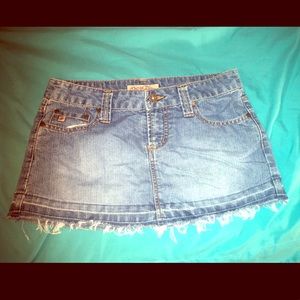 Denim Mini Skirt